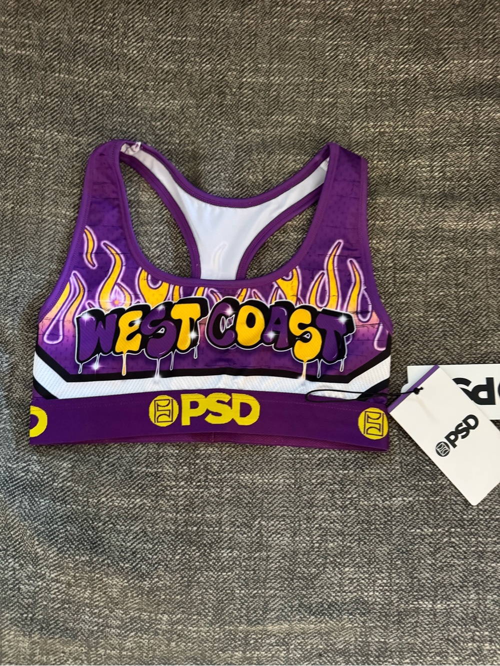 New psd west coast women’s sports bra Sz s